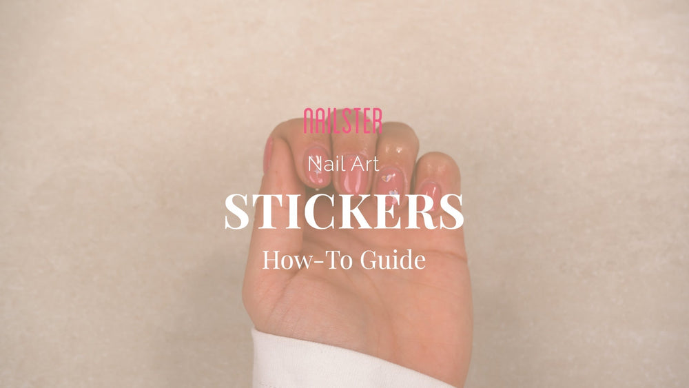 Påføring af Stickers - Nailster Denmark