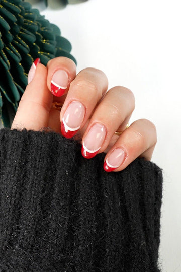 Candy Cane Tips | Nailster Denmark