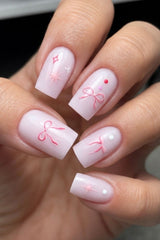 Coquette Ribbon Look | Nailster Denmark
