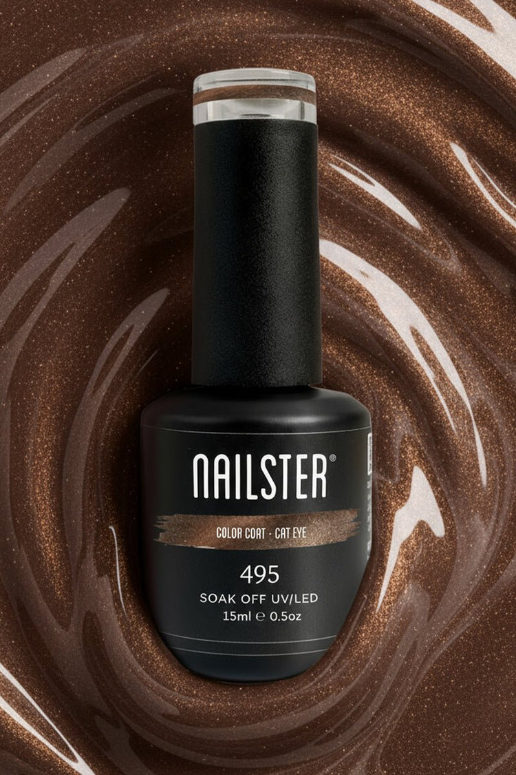 Dark Marble Cat Eye · 495 | Nailster Denmark