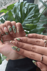 Gilded Green Look | Nailster Denmark
