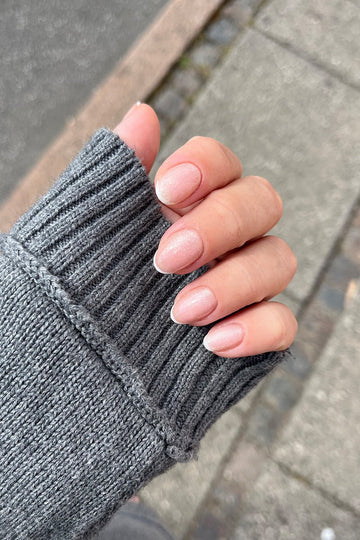 Glitter French Look | Nailster Denmark