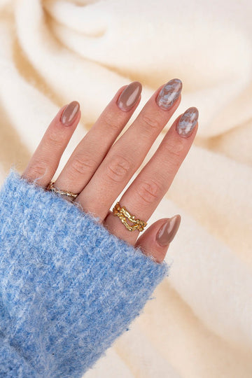 Icy Marble Look | Nailster Denmark