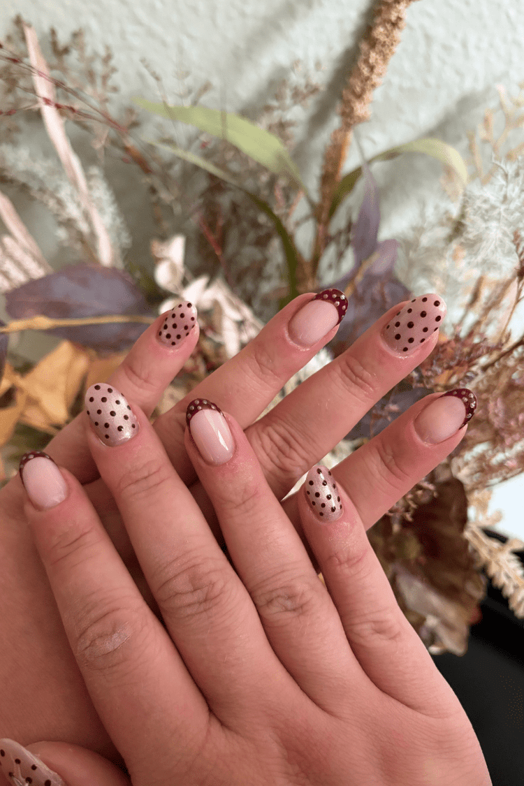 Plum Polka Look | Nailster Denmark
