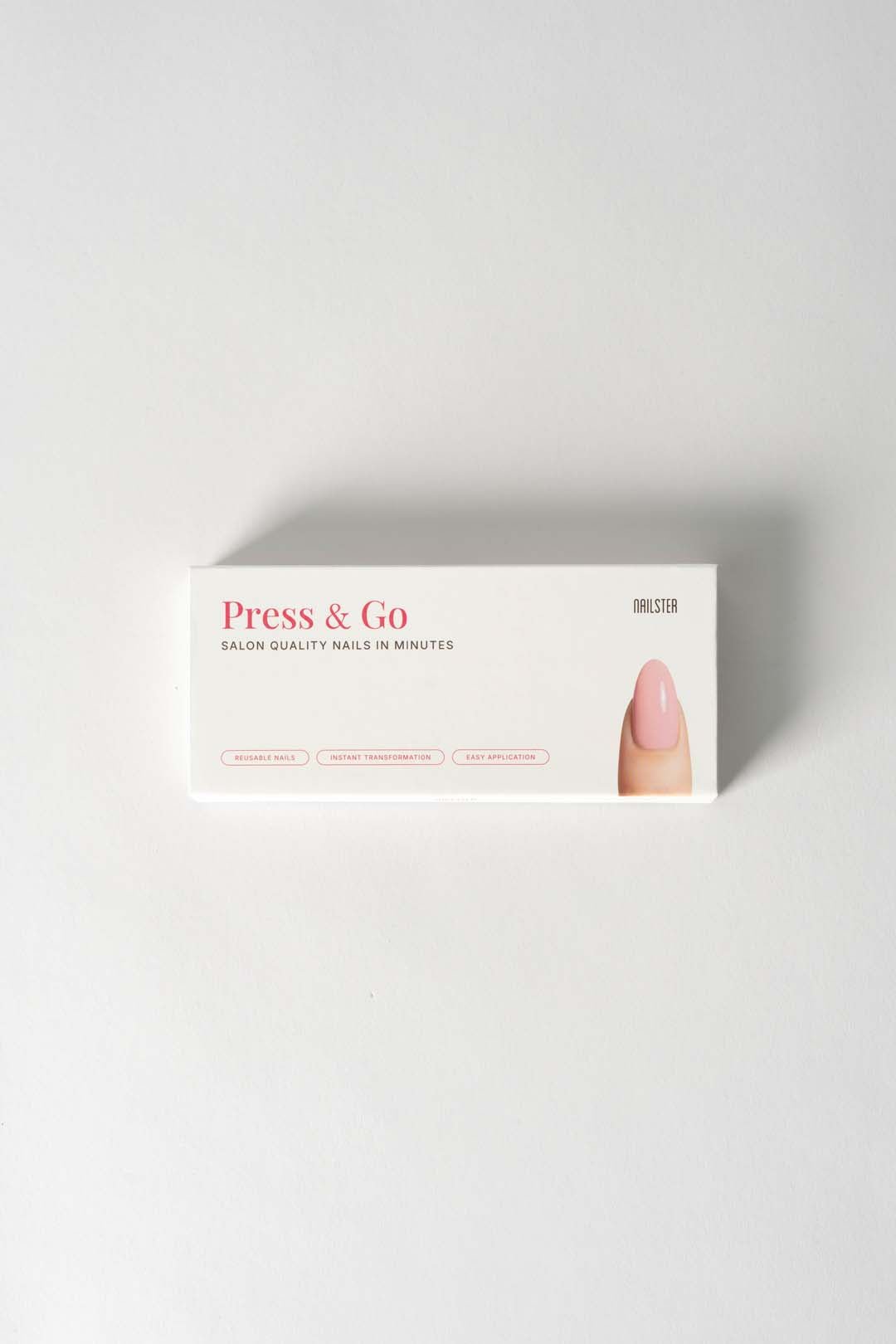 Press & Go - Feel like a girl - Almond | Nailster Denmark