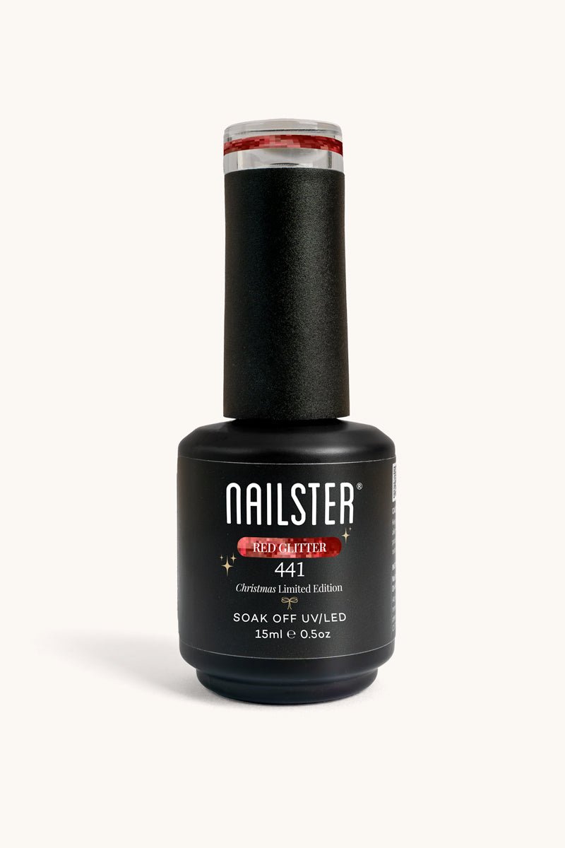 Red Glitter 15ml · 441 | Nailster Denmark