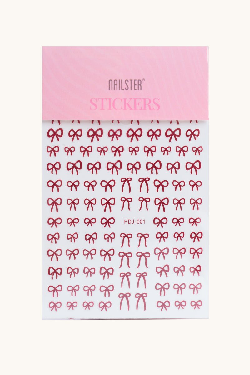 Scarlet Bow - Stickers | Nailster Denmark