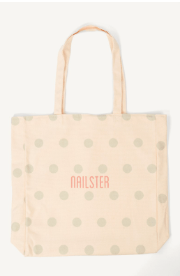 Tote Bag - Dusty Green Dots | Nailster Denmark